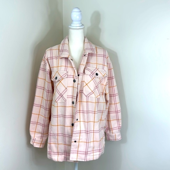 HFX Women’s Flannel‎ Plaid Button Down Top Size Small - Picture 1 of 8